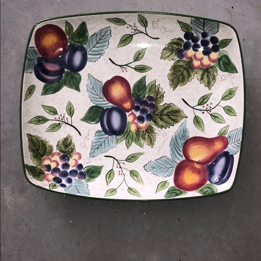 Clay Art Large Ceramic Platter